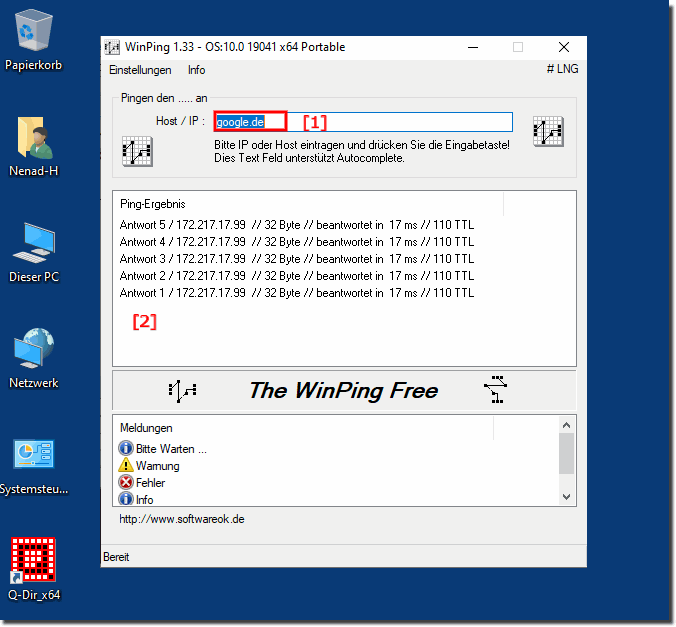 WinPing im Heimischem Netzwerk einsetzen!