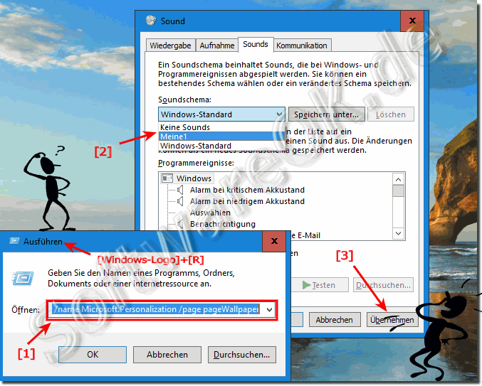 ndern der Computer-Sounds in Windows-10!