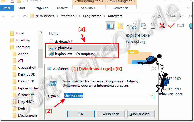 Autostart-Ordner in Windows-10!