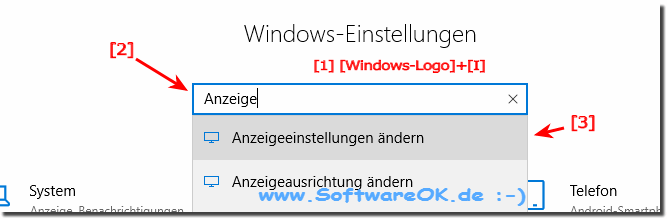 Bildschirmauflösung in Windows 10 RedStone!