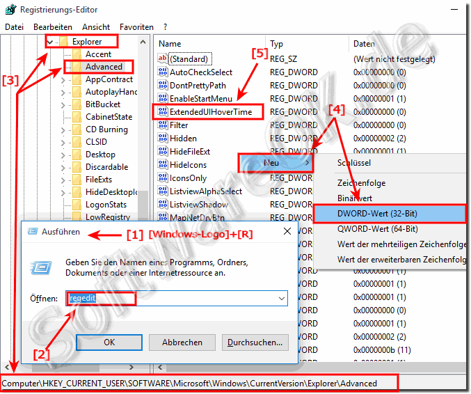 Deaktivieren der Minaturansichten in der Task-Leiste von Windows 10!