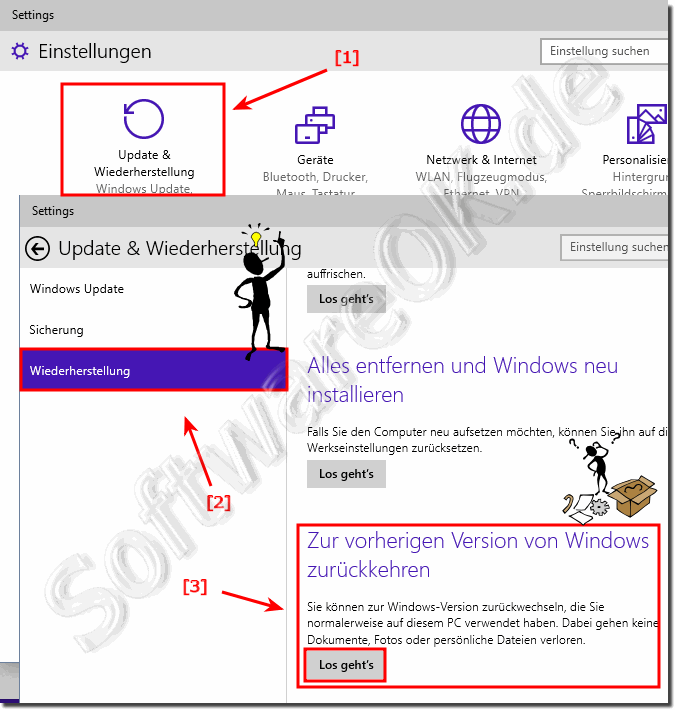 Downgrade Windows 10 und deinstallieren!