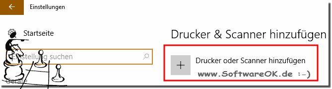 Drucker oder Scanner unter Windows 10 hinzufgen!