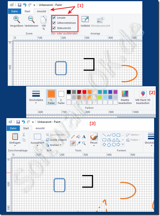 Kostenlose Zeichenprogramm verwenden!