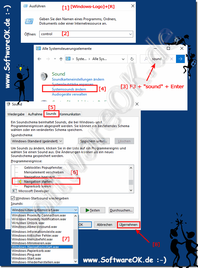 Navigations-Klickgerusch in Windows 10 aktivieren (Explorer) 2020!