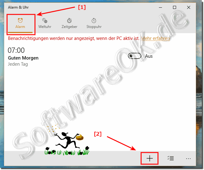 Neuen Alarm in Windows 10 Setzen bzw Einrichten!