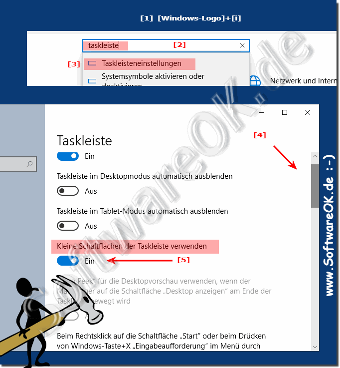 Programmnamen in der Windows 10 Taskleiste anzeigen!