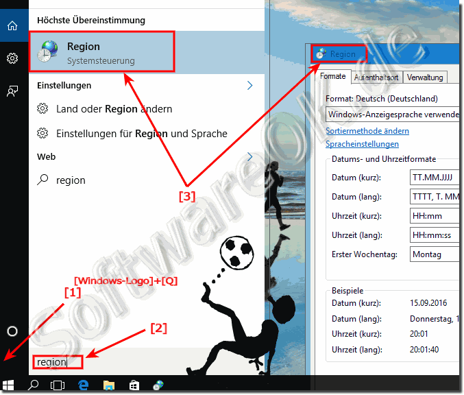 Regionale Einstellungen in Windows-10 ändern!