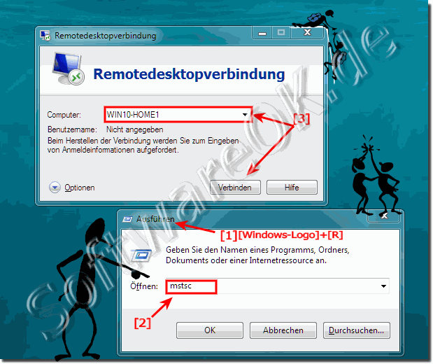 Remote Desktop Verbindung mit Windows-10 Home PC!