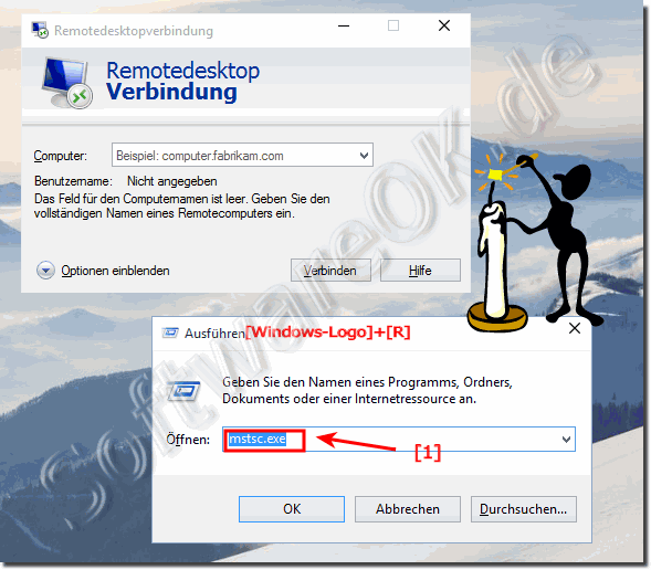 Remotedesktopverbindung unter Windows 10 starten!