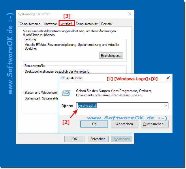 Systemeinstellungen Windows 10 Redstone!