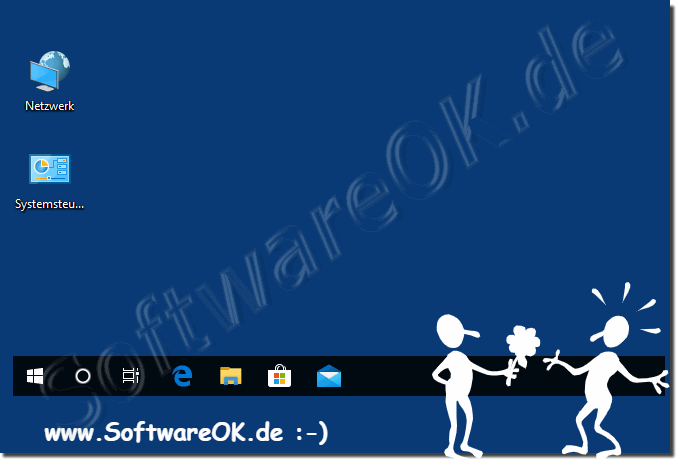 Taskleiste ohne Suchfeld in Windows 10 (deaktiviert)!