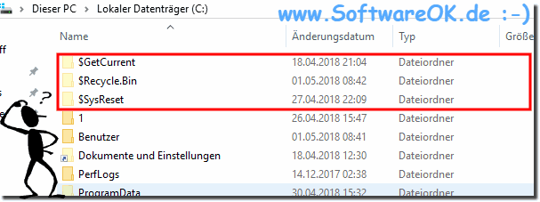 Versteckte Dateien und Ordner im Datei-Explorer!