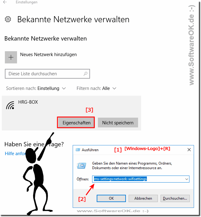 Windows-10 Deaktivieren der Automatische Verbindungen zu WiFi!