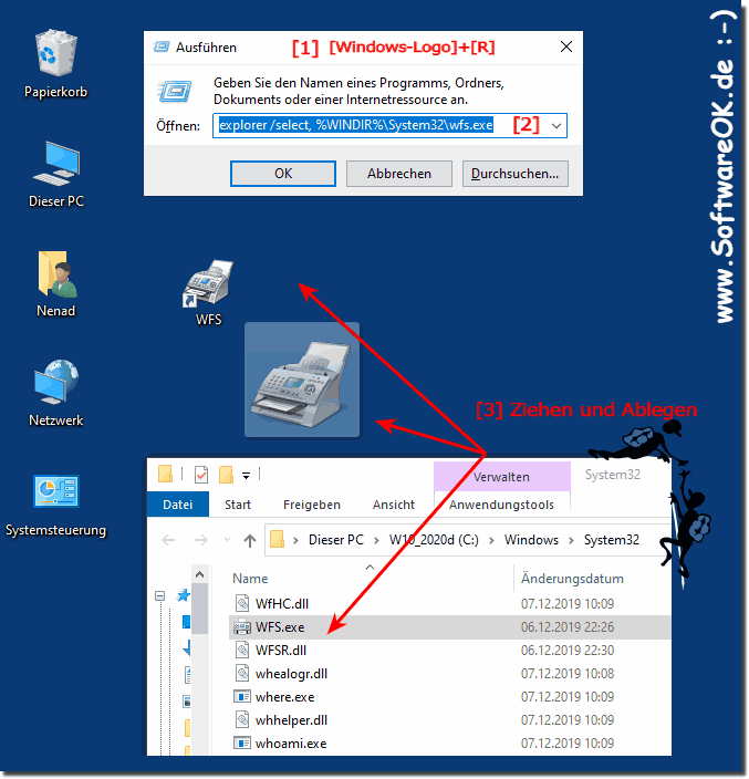 Windows-10 Fax und Scan am Desktop!