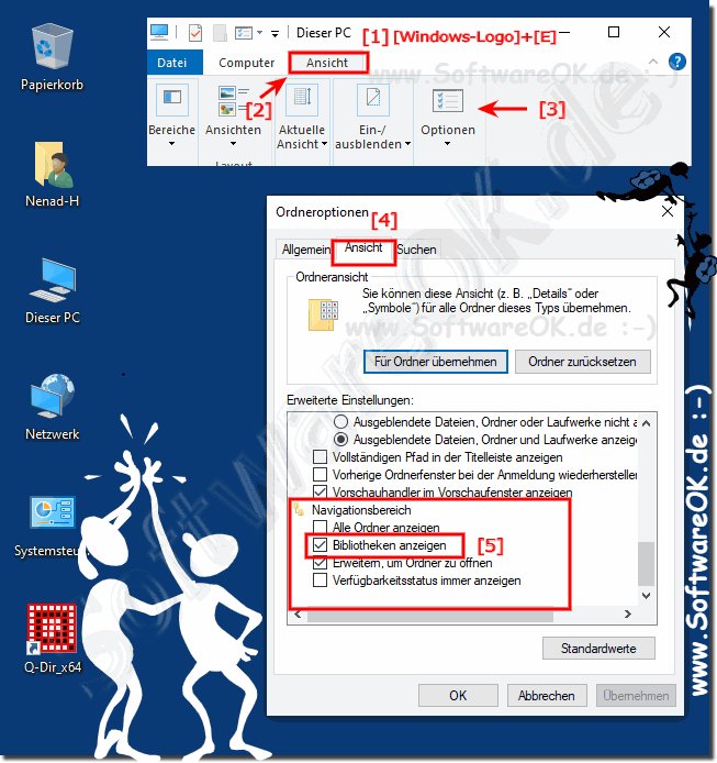 Windows 10 Bibliotheken Fehlen Im Windows Datei Explorer!