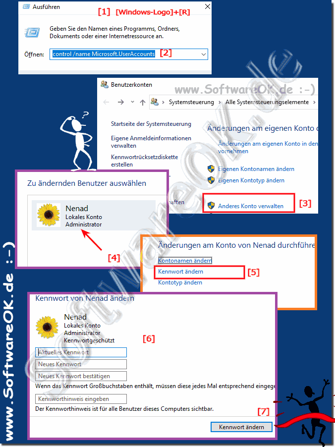 Windows 10 Passwort ndern, entfernen!