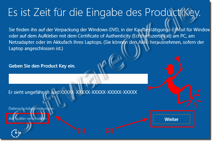 Windows 10 ohne Produkt Key Installieren!