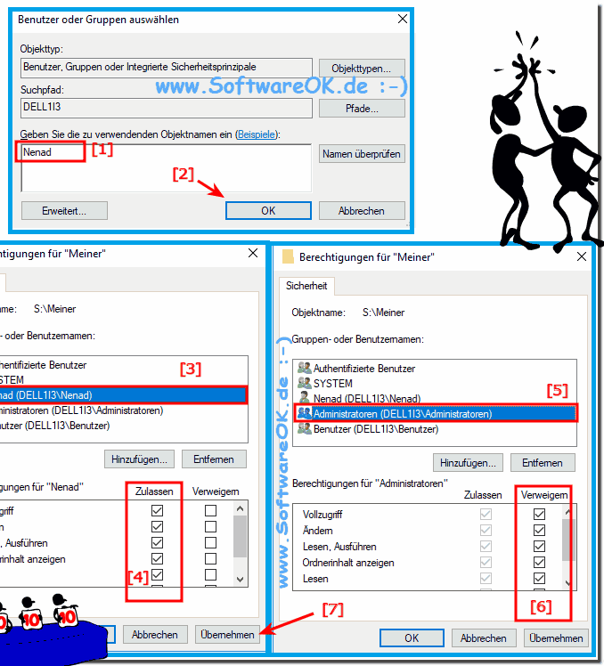 Zugriff auf Ordner Verweigern Windows-10!