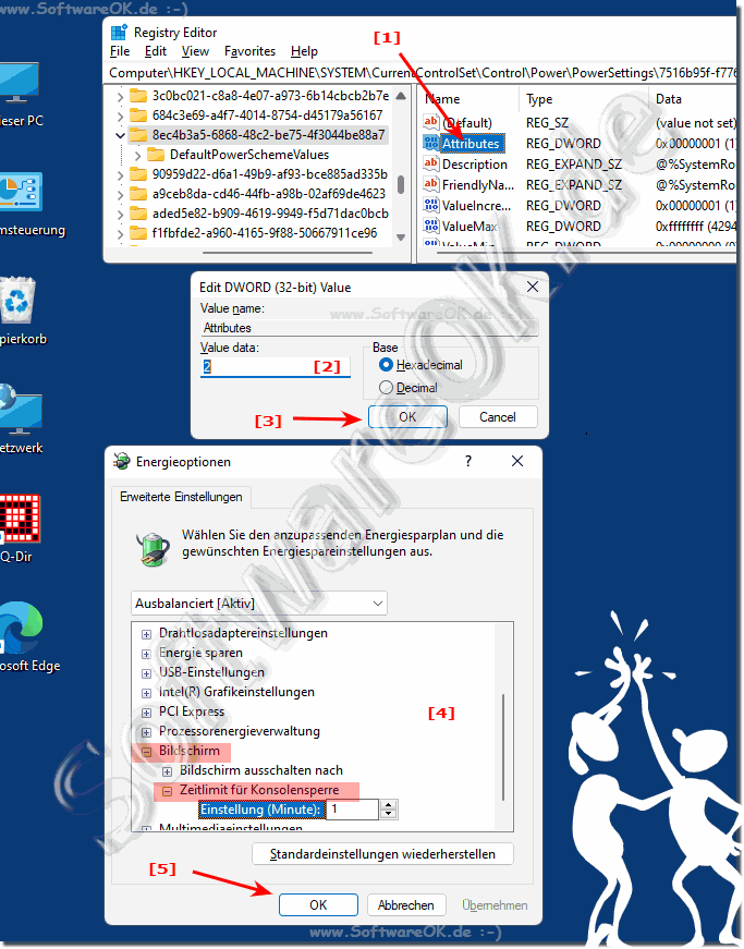 Anzeigedauer für den Windows 11 Sperrbildschirm anpassen?