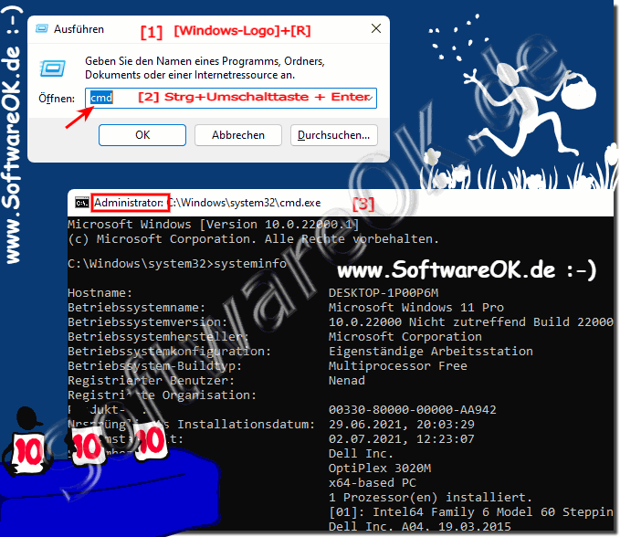 Das Administrator Ausfhren Dialog auf Windows 11!