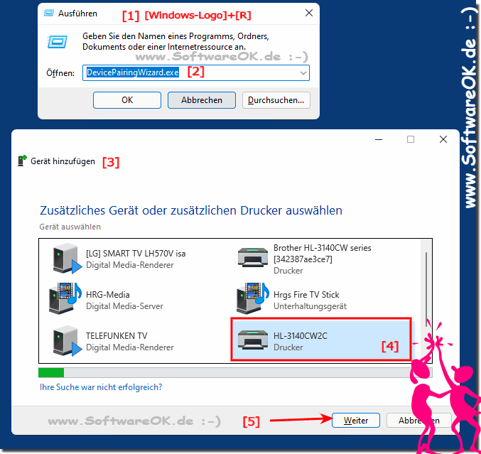 Device Pairing Wizard verwenden fr Windows 11 peripherie Gerte!