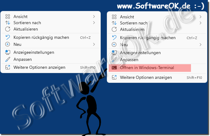 Die Windows Terminal APP im Datei Explorer Men!