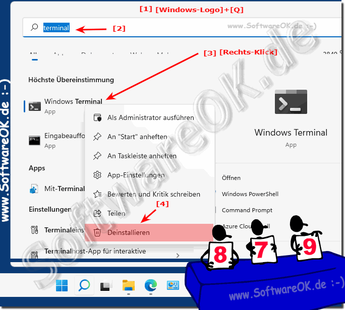 Die Windows Terminal APP komplett Deinstallieren!