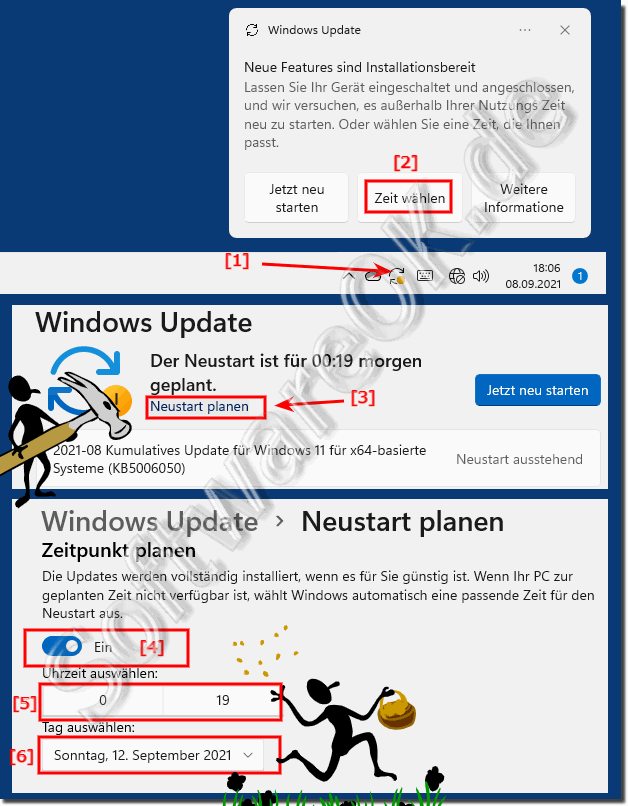 Ein Neustart für das Windows Update unter Windows 11 Planen!