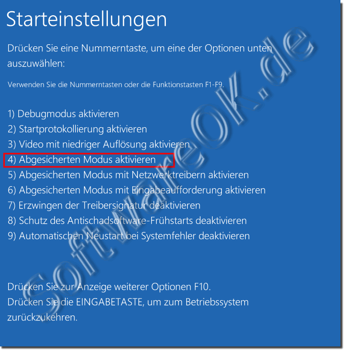 Erweiterten Start Einstellungen  zu Wiederherstellung auf Windows 11, 10, ...!