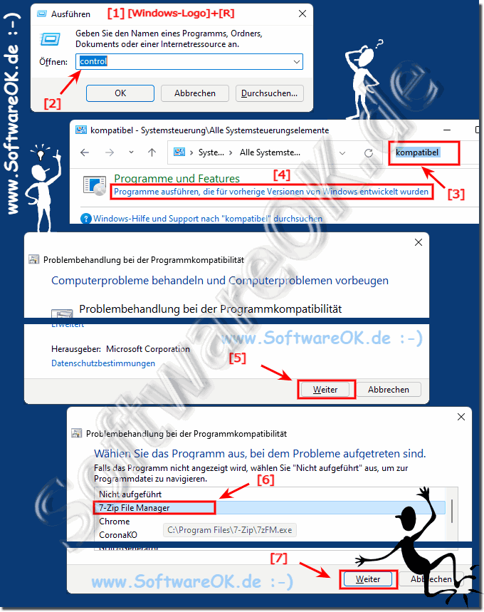 Fehlerbehebung fr die Programmkompatibilitt unter Windows 11 verwenden!