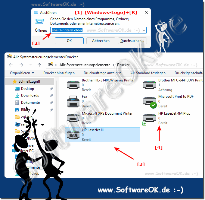 HP LaserJet III und 4 Plus auf Windows 11 installieren und verwenden!