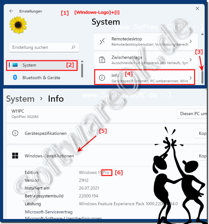 Home oder Pro Version von Windows 11!