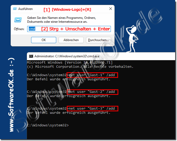 Lokale Benutzer Konten unter Windows 11 schnell erstellen!