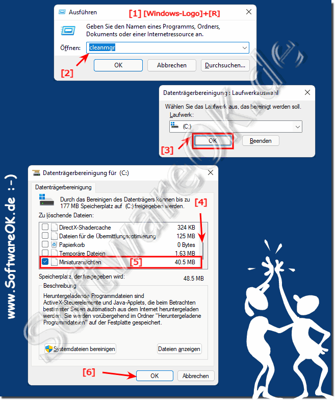 Miniaturansichten Zwischenspeichern auf Windows 11 lschen!