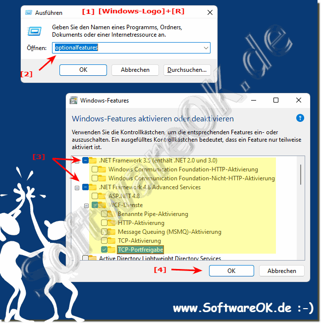 NET Framework auf MS Windows 11 deinstallieren!