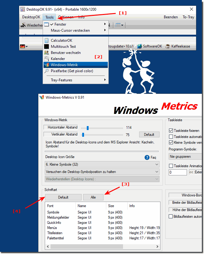 Standard System Schriftart unter Windows 11 ndern!