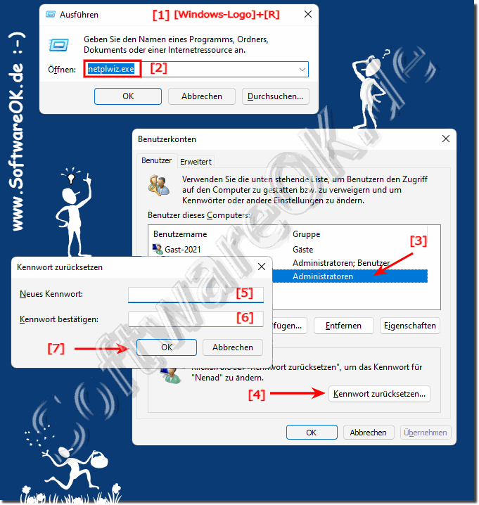 Unter Windows 11 das Passwort ndern, setzen, entfernen!
