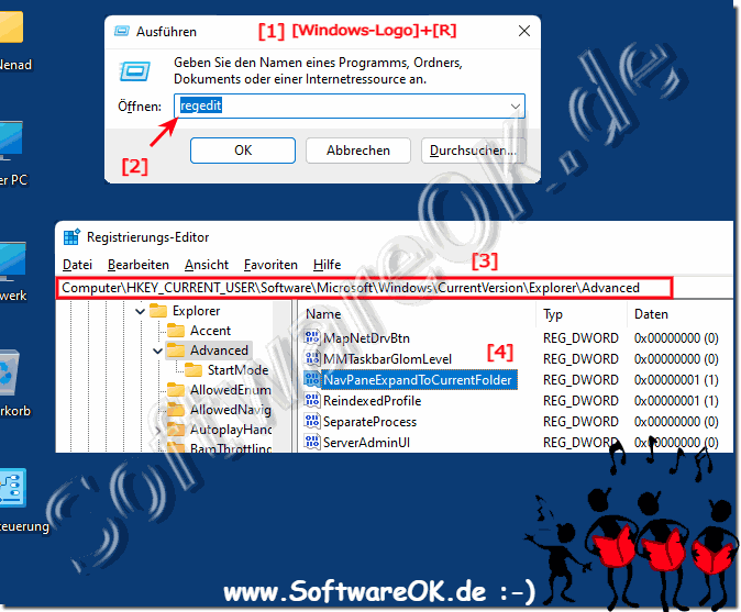 Verzeichnisstruktur Auto Expand unter Windows-11 Explorer!