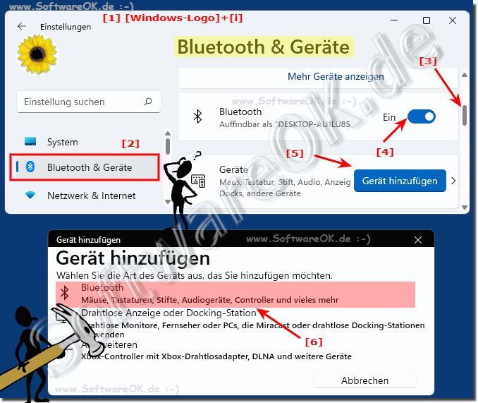 Wie verbinde ich die AirPods mit einem Windows-11 PC?