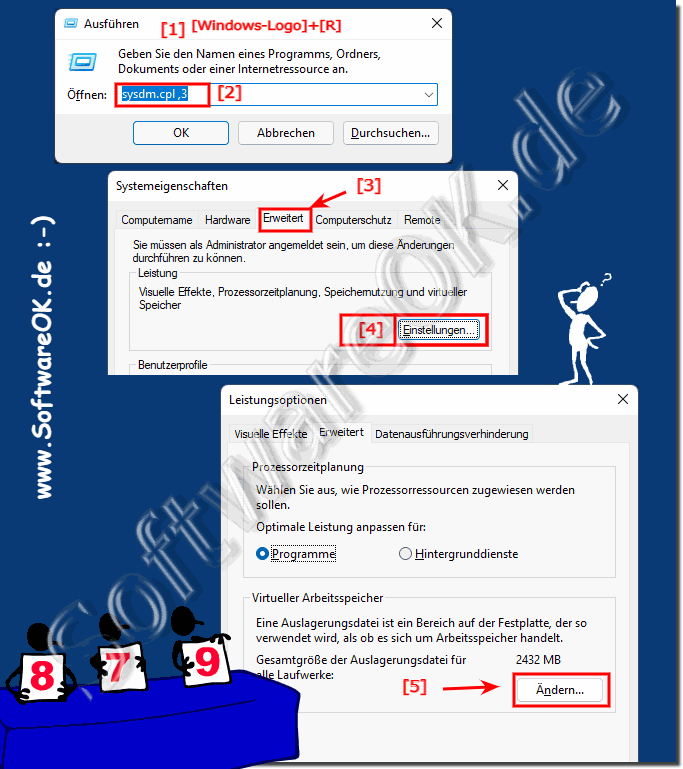Windows 11 Auslagerungsdatei anpassen!