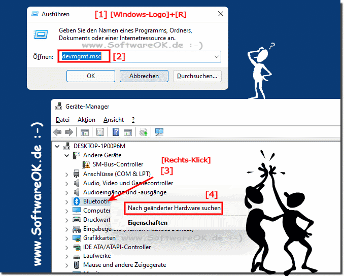 Windows 11 Bluetooth Verbindung Gertemanager! 