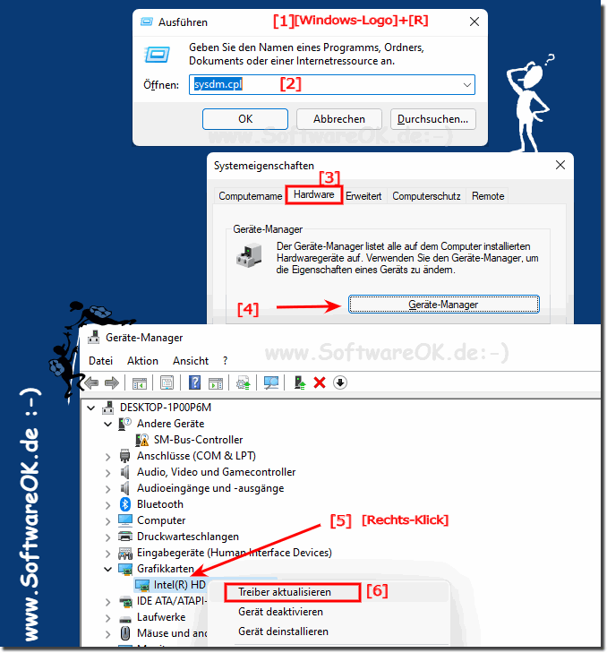 Windows 11 Gerätemanager zum Aktualisieren der Treiber verwenden!