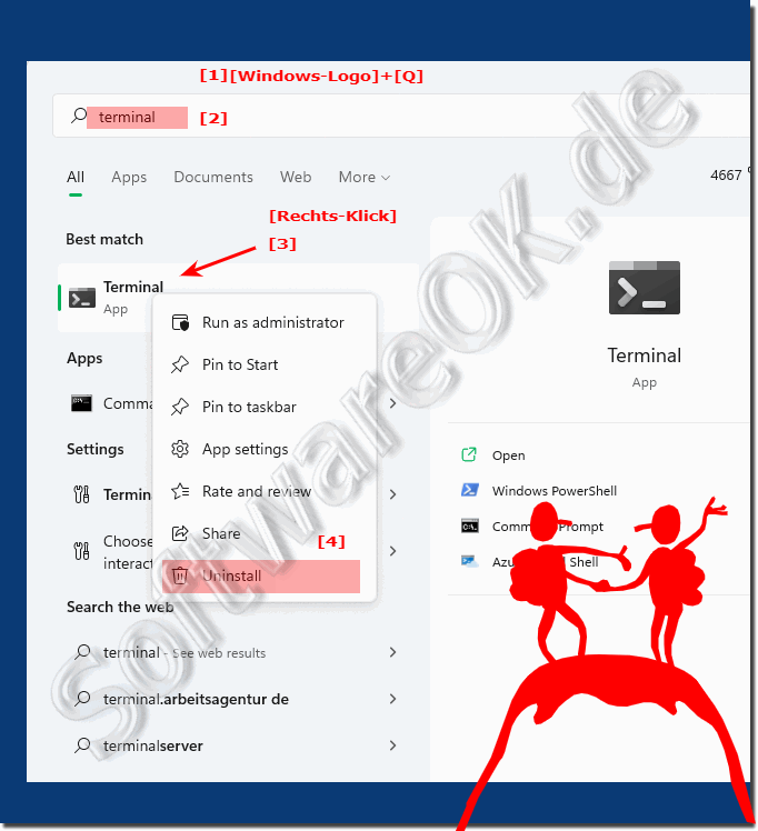 Windows 11 PowerShell, Eingabeaufforderung oder Terminal!