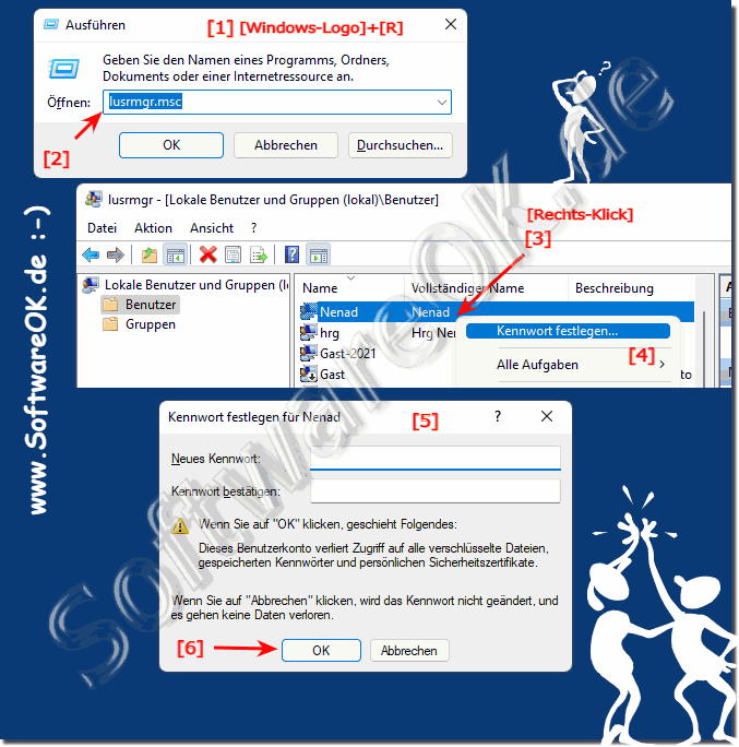 Windows 11 das Passwort / Kennwort  ändern, setzen, entfernen!