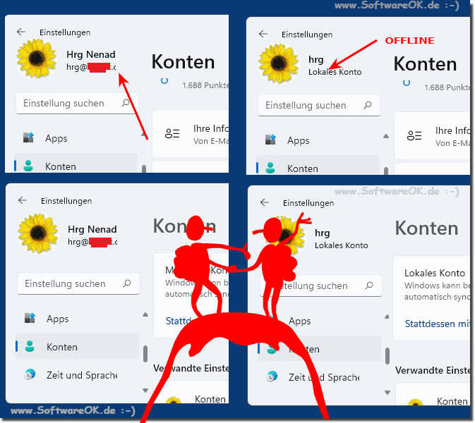 Windows 11 mit einem Offline Konto verwenden und ohne!
