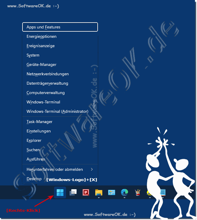 Windows 11 und das Power-User-Menü!