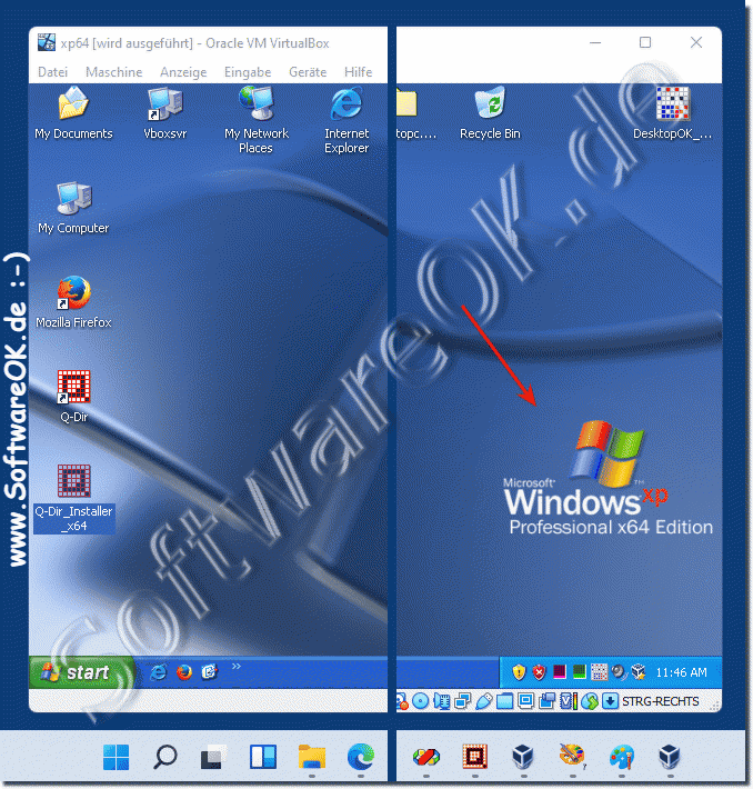 Windows XPx4 unter Windows 11!