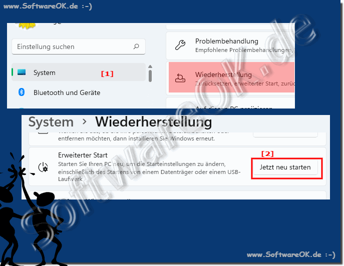 Zum Boot-Men in Windows 11!