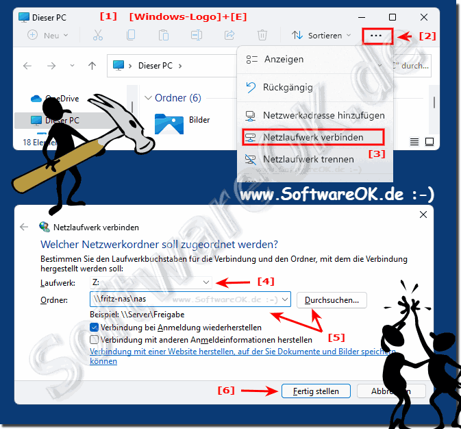  Netzlaufwerk unter Windows 11 verbinden!